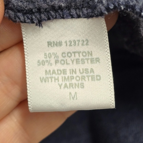 Xirena Sweater Womens Medium Blue Cowl Neck Pullover Long Sleeve Sweatshirt - Picture 5 of 12